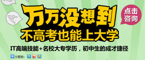不上高中也能上大学