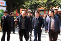 双流县县长周先毅一行领导莅临我校检查指导工