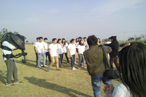 我校学子赴安徽拍摄《我为新华代言》宣传片