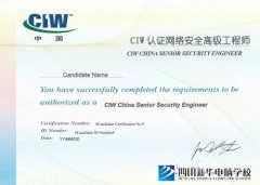 新华电脑学校-CIW认证网络安全高级工程师