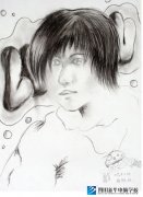 画笔下，关于的青春的忧伤、成长、快乐--四川新华学生手绘故事