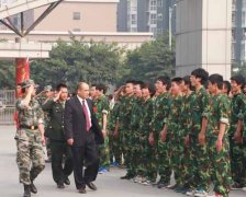 四川新华2012秋季第三批新生军训汇演