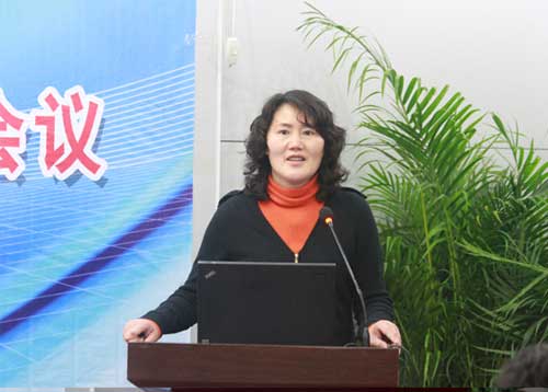 安徽省人社厅刘晓燕处长讲课