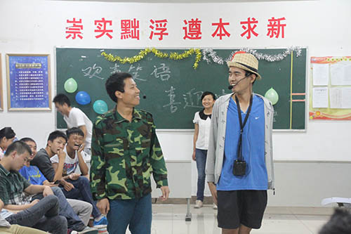 班级中秋晚会，小品表演