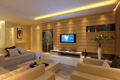 室内设计作品：暖色调