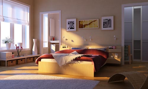 室内设计作品：暖色调