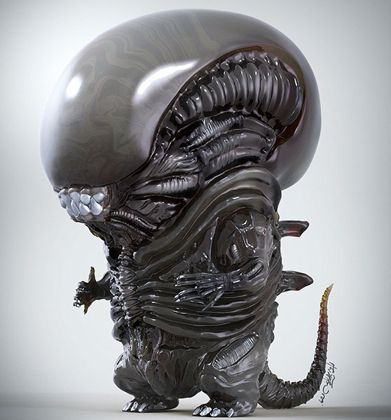 异形宝宝模型