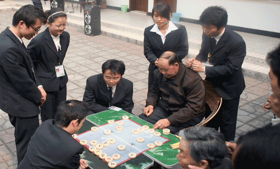 四川新华电脑学校志愿者情系敬老院