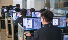 同学们熟练操作软件