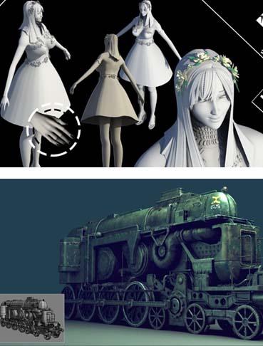 动漫游戏专业学生作品