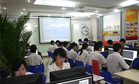 建筑表现项目实训中心一角