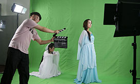 动漫剧拍摄现场