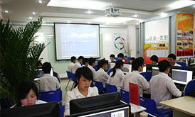 建筑表现项目实训中心一角