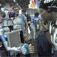 电脑技术被用于机器人制造行业