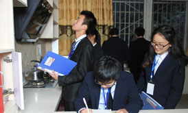 同学实地学习装修知识